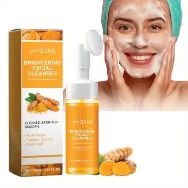 EELHOE Turmeric Face Cleanser Pore Tightening Oil Control Moisturizing Non-Drying Facial Wash for Sensitive Skin & Oily Skin Car